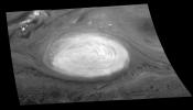 PIA00833: Mosaic of Jupiter's Great Red Spot (Methane Filter)