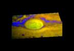 PIA00838: First Near Infrared Mapping Spectrometer (NIMS) Image of the Great Red Spot