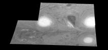 PIA00863: Jupiter's Long-lived White Ovals in a Methane (Time Set 3)