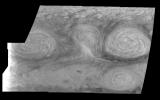 PIA00871: Jupiter's Long-lived White Ovals in the Near-Infrared (Time Set 2)