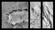 PIA01027: Complex Floor Deposits Within Western Ganges Chasma, Valles Marineris