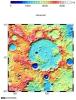 PIA01049: Regional Topographic Views of Mars from MOLA