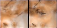 PIA01071: Changes on Io around Volund between Voyager 1 and Galileo's Second Orbit
