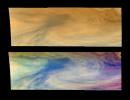 PIA01080: A Jovian Hotspot in True and False Colors (Time set 1)