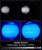 PIA01257: Hubble Images Reveal Jupiter's Auroras