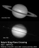 PIA01275: Saturn's Rings Edge-on