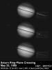 PIA01276: Hubble Views Saturn Ring-Plane Crossing