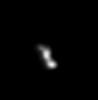 PIA01345: Enhanced Image of Asteroid Braille from Deep Space 1