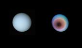 PIA01360: Uranus, Toward the Planet's Pole of Rotation