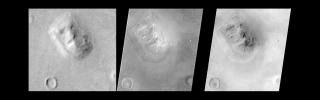 PIA01442: Mars Orbiter Camera Views the "Face on Mars" - Comparison with Viking