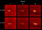 PIA01636: Changing Lightning Storms on Jupiter