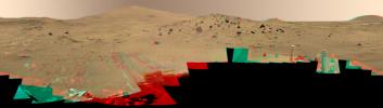 PIA01905: 'McMurdo' Panorama from Spirit's 'Winter Haven' (Color Stereo)