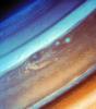PIA01957: Photograph of Saturn Constructed in False Color