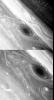 PIA01963: Large Brown Spot in Saturn's Atmosphere
