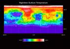PIA02014: Temperature of the Martian Surface