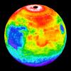 PIA02016: Martian Temperatures Measured by the Thermal Emission Spectrometer (TES). Isidis Planitia View