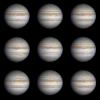PIA02825: Nine Frames as Jupiter Turns