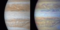 PIA02877: Jupiter in True and False Color