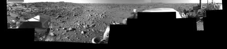 PIA03164: Morning on Chryse Planitia - Viking Lander 1 Camera 2 Mosaic