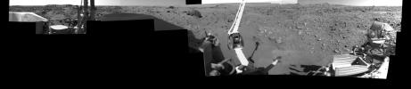 PIA03165: Afternoon on Chryse Planitia - Viking Lander 1 Camera 1 Mosaic