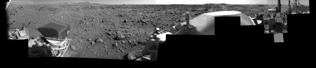 PIA03166: Afternoon on Chryse Planitia - Viking Lander 1 Camera 2 Mosaic
