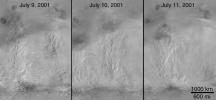 PIA03172: The 2001 Great Dust Storms - Daedalia/Claritas/Syria Dust Plumes
