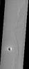 PIA03793: Wrinkle Ridges and Young Fresh Crater