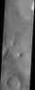 PIA04007: Degraded Craters in Phlegra Montes