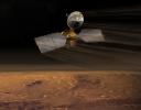 PIA04917: Mars Reconnaissance Orbiter Aerobraking (Artist's Concept)
