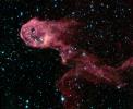 PIA04934: Dark Globule in IC 1396 (IRAC)