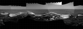 PIA05083: Panoramic View of Lander During Turn