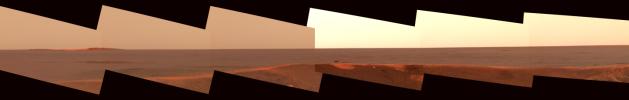 PIA05514: Opportunity's Heatshield on the Horizon