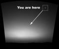 PIA05547: You are here: Earth as seen from Mars