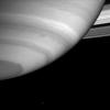 PIA06508: Atmosphere and Enceladus