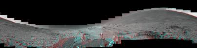 PIA06960: True 3-D View of 'Columbia Hills' from an Angle