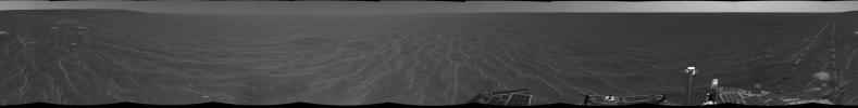 PIA07317: Opportunity's View After Sol 321 Drive