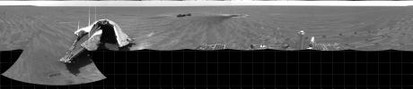 PIA07324: Opportunity's View on Sol 354
