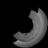 PIA07381: Spirit's View on Sol 399 (Polar)