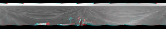 PIA07465: Opportunity View on Sol 398 (3-D)
