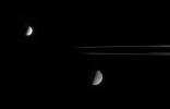 PIA07645: Dione and Enceladus