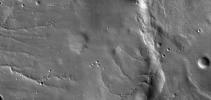 PIA08014: Detail of First Mars Image from Newly Arrived Camera