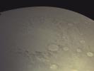 PIA08067: View of Argyre Basin from Test of Mars Color Image