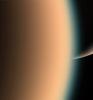 PIA08351: Peeking at Saturn