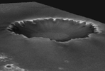 PIA08749: Animated Elevation Model of 'Victoria Crater'