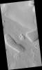 PIA09589: Unusual Structure on Crater Rim in West Utopia Planitia
