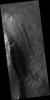 PIA09591: Layers and Dark Debris in Melas Chasma
