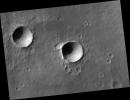 PIA09622: Two Southern Hemisphere Craters