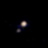 PIA09700: First Pluto-Charon Color Image from New Horizons