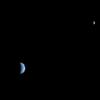 PIA10244: Earth and Moon as Seen from Mars