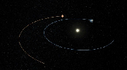 PIA10667: Phoenix's Path to Mars (Artist's Concept)